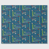 Happy Birthday Wrapping Paper Angelina Cadeaupapier (Vlak)