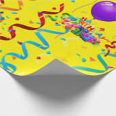 Happy Birthday Wrapping Paper-ballonnen Cadeaupapier (Hoek)