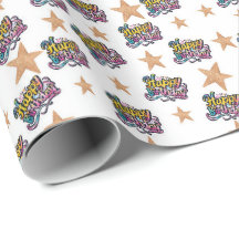 Happy Birthday wrapping paper