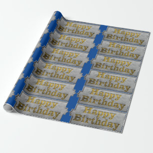 Happy Birthday Wrapping Paper Cadeaupapier