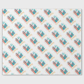 Happy Birthday Wrapping Paper Cadeaupapier (Vlak)