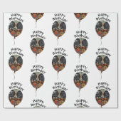 Happy Birthday Wrapping Paper Cadeaupapier (Vlak)