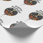 Happy Birthday Wrapping Paper Cadeaupapier (Hoek)