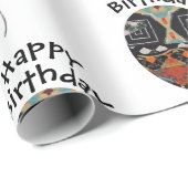 Happy Birthday Wrapping Paper Cadeaupapier (Rol Hoek)