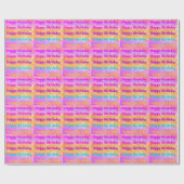 Happy Birthday Wrapping Paper Cadeaupapier (Vlak)