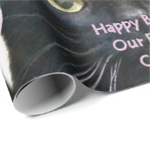 Happy Birthday Wrapping Paper Cat Lady Birthday Cadeaupapier (Rol Hoek)