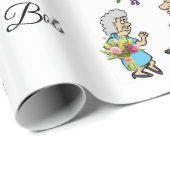 Happy Birthday Wrapping Paper Happy Jubileum Cadeaupapier (Rol Hoek)