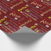 Happy Birthday Wrapping Paper Martha Cadeaupapier (Hoek)
