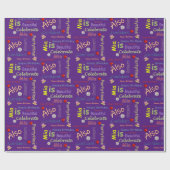 Happy Birthday Wrapping Paper Mia Cadeaupapier (Vlak)