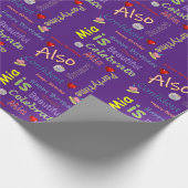 Happy Birthday Wrapping Paper Mia Cadeaupapier (Hoek)