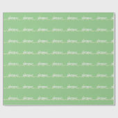Happy Birthday Wrapping Paper - Mint Cadeaupapier (Vlak)