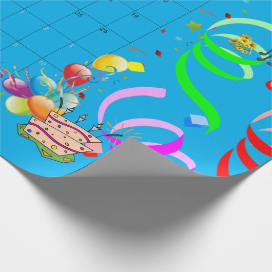Happy Birthday Wrapping Paper November 2022 Cadeaupapier (Hoek)