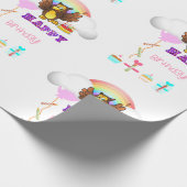 Happy Birthday Wrapping Paper Owl Cadeaupapier (Hoek)