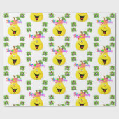 Happy Birthday Wrapping Paper Pear Cadeaupapier (Vlak)