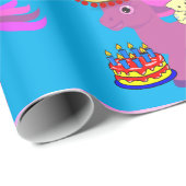 Happy Birthday Wrapping Paper Pony Cadeaupapier (Rol Hoek)