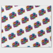 Happy Birthday Wrapping Paper printable Cadeaupapier (Vlak)