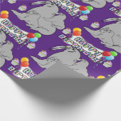 Happy Birthday Wrapping Paper Seal Cupcake Cadeaupapier (Hoek)
