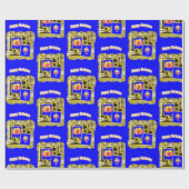 Happy Birthday Wrapping Papier FUN Cupcake (Vlak)