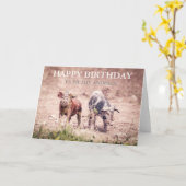 Happy Birthday Ya Filthy Animals - Verjaardag Kaar Kaart (Gele Bloem)