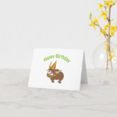 Happy Birthday Yak Kaart (Gele Bloem)