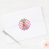 Happy Birthday Yellow Labrador Stickers (Envelop)