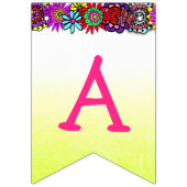 Happy Birthday Yellow Princess Banner (Derde vlag)