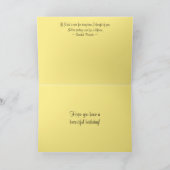 Happy Birthday Yellow Roses Collage Kaart (Binnen)