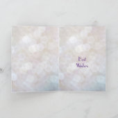 Happy Birthday Yoga Lady design Kaart (Binnen)