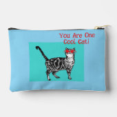 Happy Birthday You Cool Tabby Cat Mannen man Etui (Achterkant)