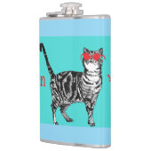 Happy Birthday You Cool Tabby Cat Mannen man Heupfles (Links)