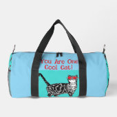 Happy Birthday You Cool Tabby Cat Mannen man Plunjezak (Achterkant)