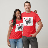 Happy Birthday You Cool Tabby Cat T-shirt (Unisex)