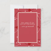 Happy Birthday You Little Monkey Kaart (Achterkant)