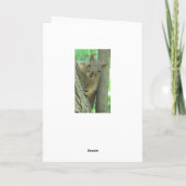 Happy Birthday You Nut Funny Squirrel Kaart (Achterkant)