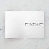 Happy Birthday You Old Crow Belediging Verjaardag  Kaart (Binnen)