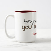 Happy Birthday You Ole' Buzzard Tweekleurige Koffiemok (Links)