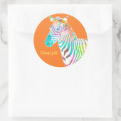 Happy Birthday Zebra Sticker (Tas)