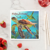Happy Birthday Zee Turtle Servet (Insitu)