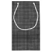 Happy Birthday Zipper op Gingham Klein Cadeauzakje (Achterkant)