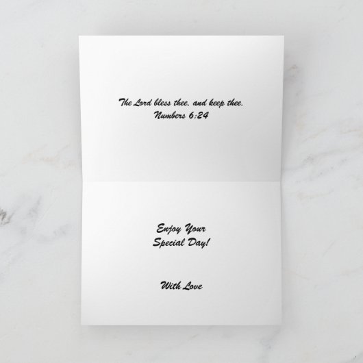 Happy Birthday zister Kaart (Binnen)