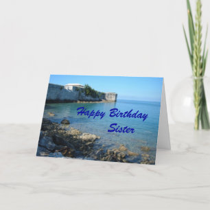 Happy Birthday zister Kaart