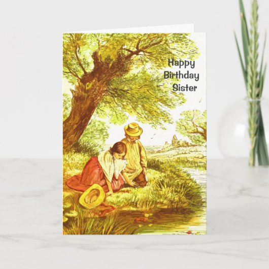 Happy Birthday zister Kaart (Voorkant)