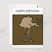 Happy Birthday Zodiac Signs Capricorn Briefkaart (Voorkant / Achterkant)