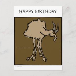 Happy Birthday Zodiac Signs Capricorn Briefkaart