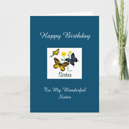 Happy Birthday Zuster - BTFL-kaart Kaart (Voorkant)