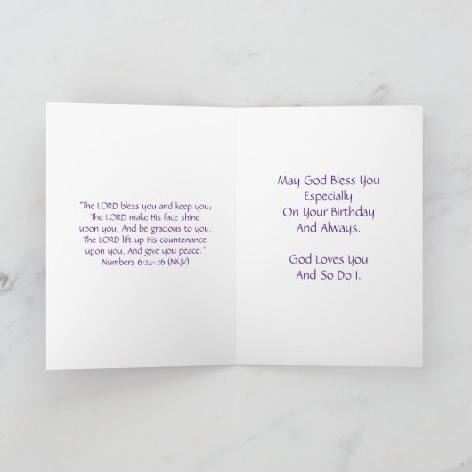 Happy Birthday Zuster - GH Card Kaart (Binnen)