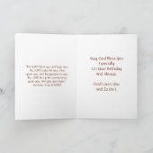 Happy Birthday Zuster - Roos Card Kaart (Binnen)