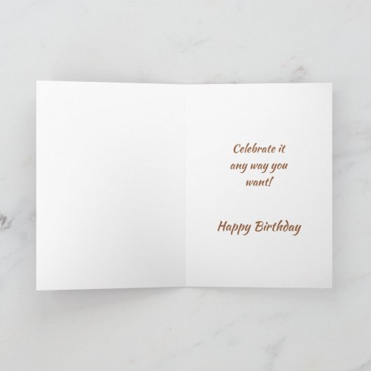 Happy Birthday zuster Viel het op een of andere ma Kaart (Binnen)