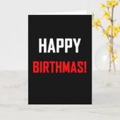 Happy Birthmas Kaart (Gele Bloem)