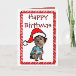 Happy Birthmas Wenskaart Feestdagen Kaart